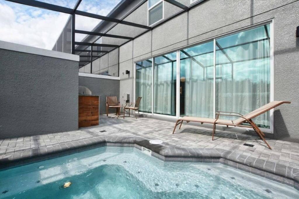 Charming Four Bedrooms Townhome With Private Splash Pool At Le Reve Resort Kissimmee Exterior photo